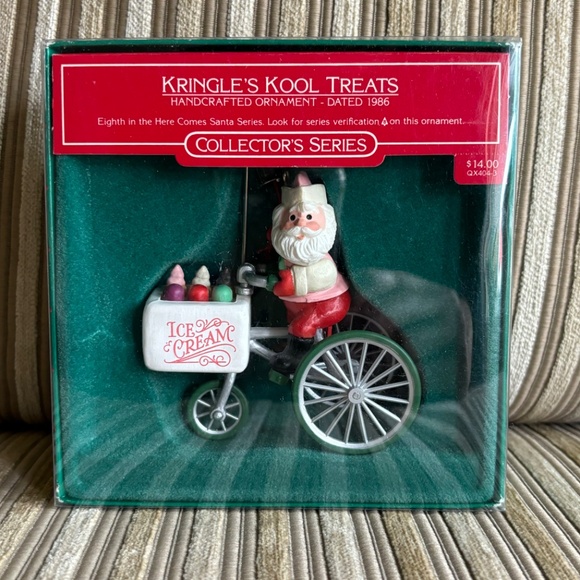 Hallmark "HERE COMES SANTA" series Kingle"s Kool Treats dated 1986 - Picture 5 of 6